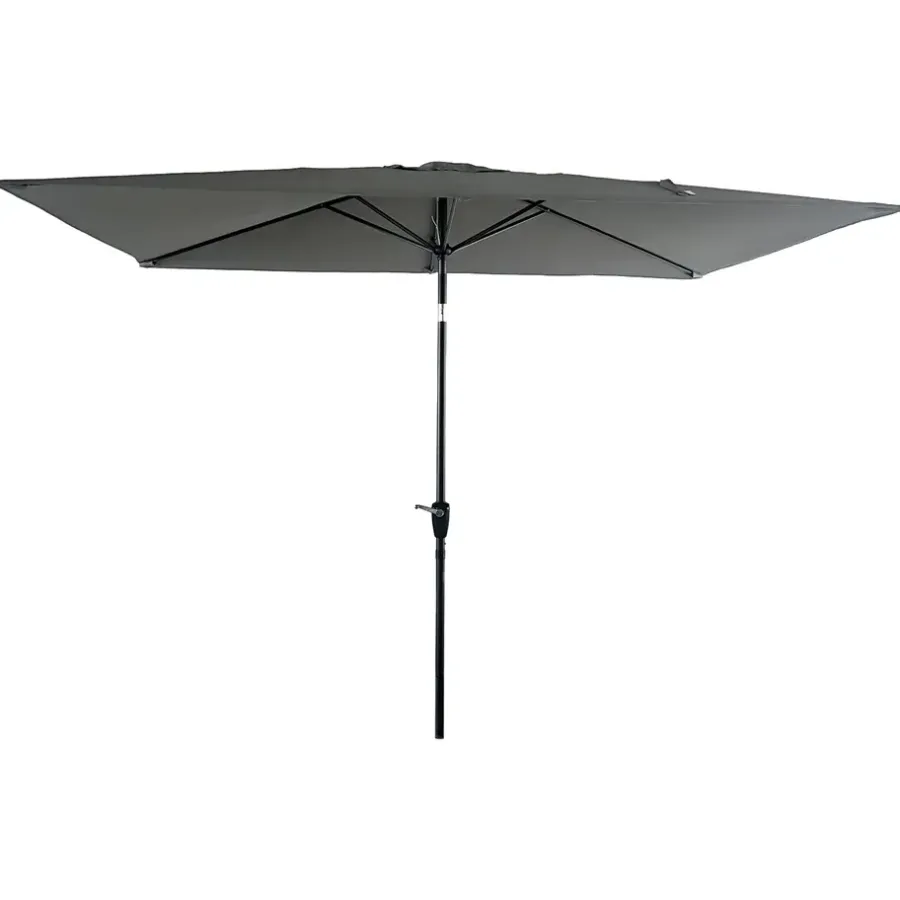 Parasols-Happy Garden Parasol HAPUNA - Grijs - Aluminium