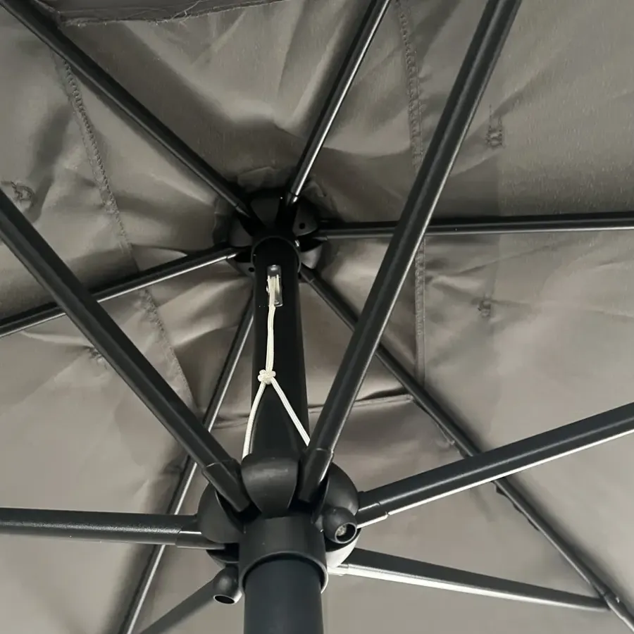 Parasols-Happy Garden Parasol HAPUNA - Grijs - Aluminium