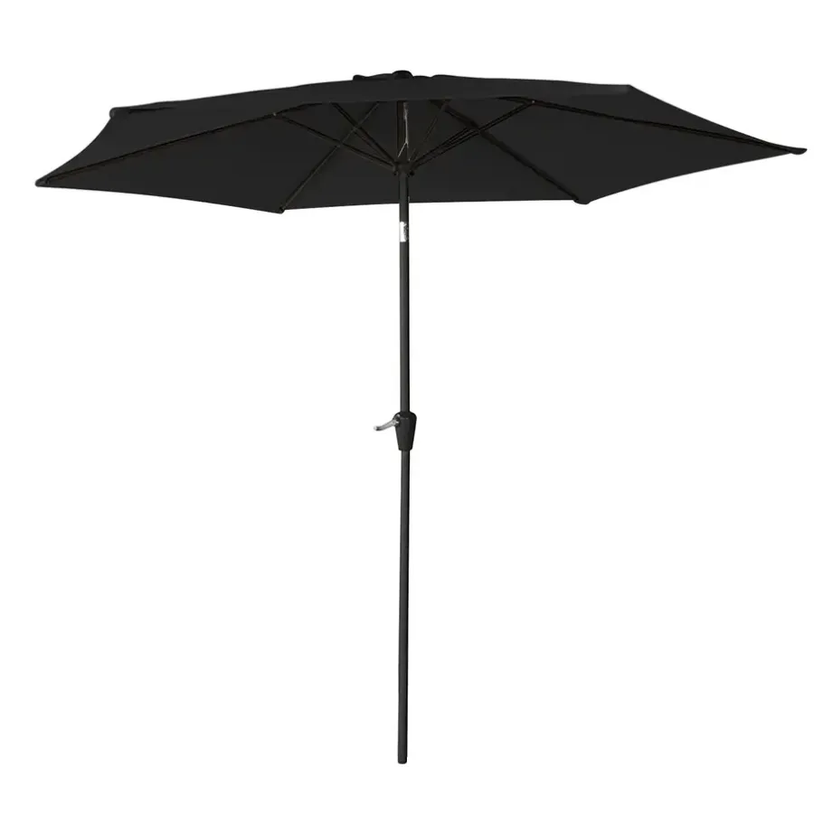 Parasols-Happy Garden Parasol HAPUNA - Zwart - Aluminium