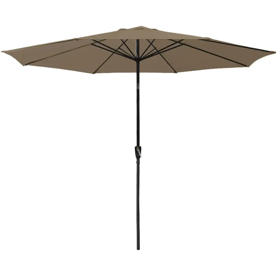 Parasols-Happy Garden Parasol HAPUNA - Bruin - Aluminium