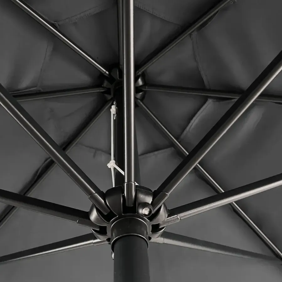 Parasols-Happy Garden Parasol HAPUNA - Grijs - Aluminium