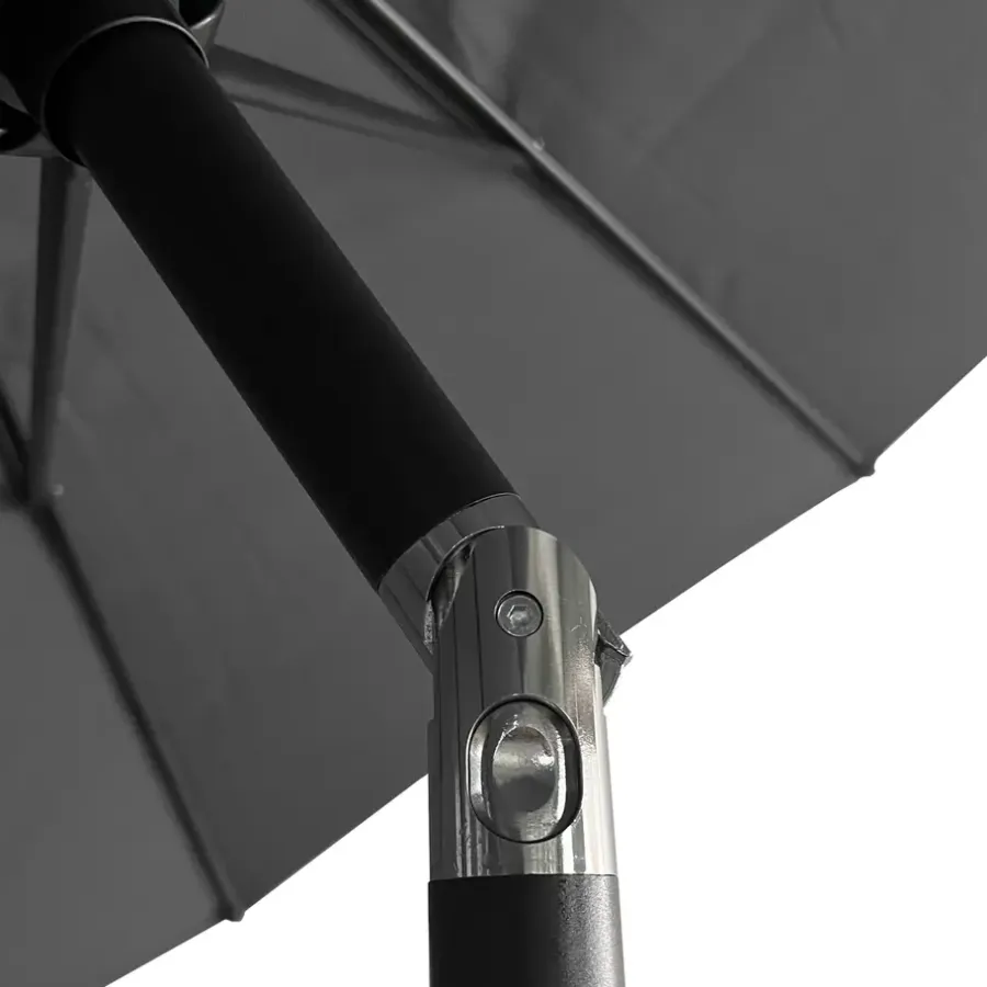 Parasols-Happy Garden Parasol HAPUNA - Grijs - Aluminium