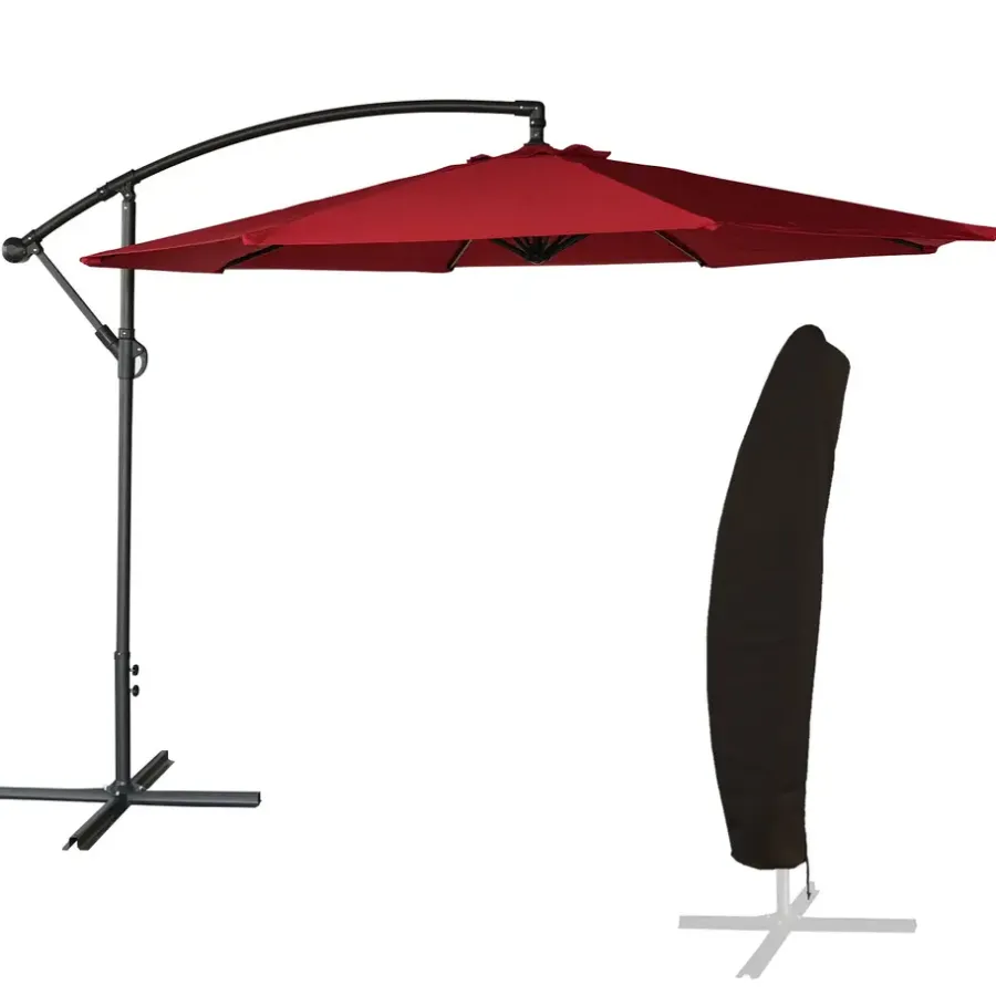 Parasols-Happy Garden Parasol OAHU - Rood - Staal