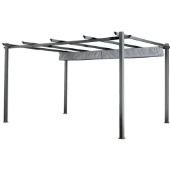Terrasoverkappingen-Happy Garden Pergola CASSIS - Grijs - Aluminium