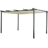 Terrasoverkappingen-Happy Garden Pergola CASSIS - Beige - Aluminium