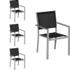 Happy Garden Stoel - Grijs - Aluminium