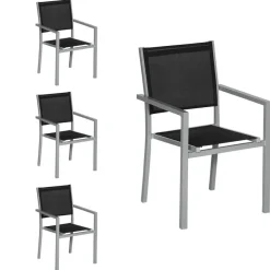 Happy Garden Stoel - Grijs - Aluminium