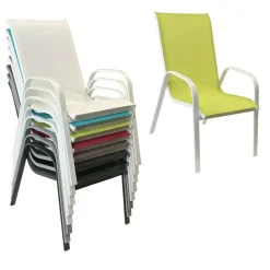 Happy Garden Stoel MARBELLA - Groen - Aluminium