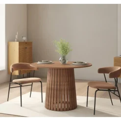 Ronde Eettafels-Happy Garden Tabel LIV - Bruin - Spaanplaat