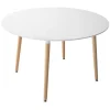 Ronde Eettafels-Happy Garden Tabel MARTHA - Wit - MDF