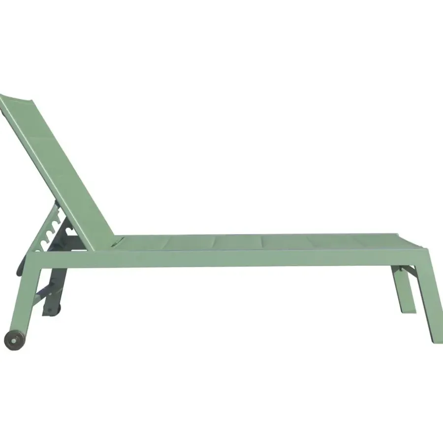 Ligbedden-Happy Garden Transat BARBADOS - Groen - Aluminium