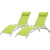 Ligbedden-Happy Garden Transat GALAPAGOS - Groen - Aluminium