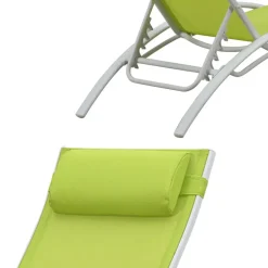 Ligbedden-Happy Garden Transat GALAPAGOS - Groen - Aluminium
