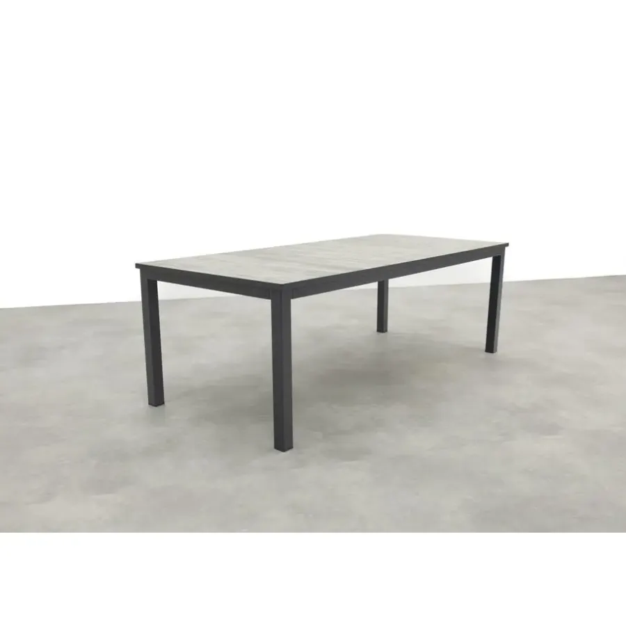 Tuintafels-Hartman Comino dining tuintafel 223x105 cm. - Keramiek/Grijs