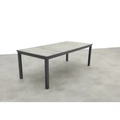 Tuintafels-Hartman Comino dining tuintafel 223x105 cm. - Keramiek/Grijs