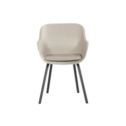 Hartman Le Soleil Element dining armstoel - Soft Taupe/Black - 4 st.