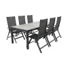 Tuinsets-Hartman Napoli/Comino verstelbare tuinset (7-delig) - 223x105 cm