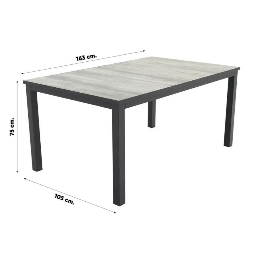 Hartman Napoli/Comino verstelbare tuinset (5-delig) - 163x105 cm