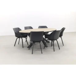 Tuinsets-Garden Impressions Hartman Sophie Element - Xerix/GI Edison 220 tafel - ovale tuinset