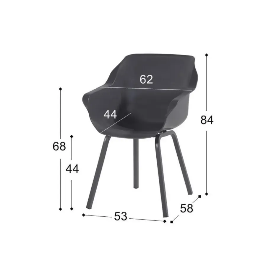 Tuinsets-Garden Impressions Hartman Sophie Element - Xerix/GI Edison 220 tafel - ovale tuinset