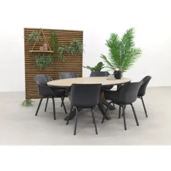 Tuinsets-Garden Impressions Hartman Sophie Element - Xerix/GI Edison 220 tafel - ovale tuinset
