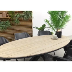 Tuinsets-Garden Impressions Hartman Sophie Element - Xerix/GI Edison 220 tafel - ovale tuinset
