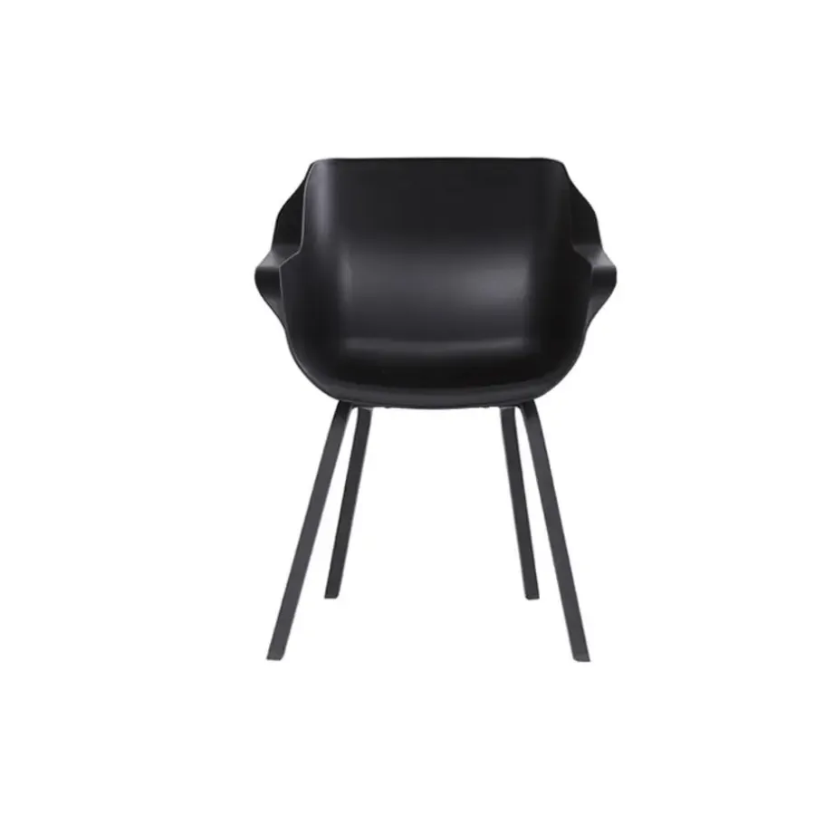 Hartman Sophie Element dining armstoel- Carbon black - 4 st.