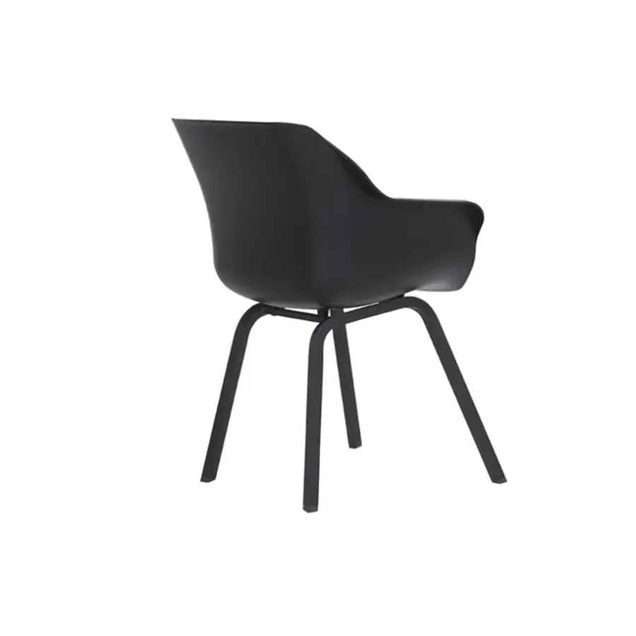 Hartman Sophie Element dining armstoel- Carbon black - 4 st.
