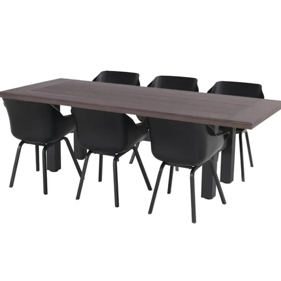 Hartman Sophie Element dining armstoel- Carbon black - 4 st.