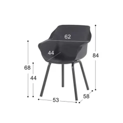 Hartman Sophie Element/GI Trinxa ronde tuinset - Ø148 cm