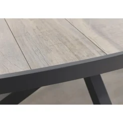 Hartman Sophie/Silva houtlook 240x115 cm. ovale tuinset - 7-delig