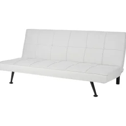 Beliani HASLE - Slaapbank 3-zits - Lichtgrijs - Polyester