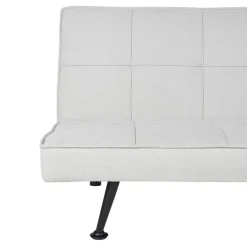 Beliani HASLE - Slaapbank 3-zits - Lichtgrijs - Polyester