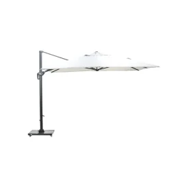 Parasols-Garden Impressions Hawaii Big Pole telescoop parasol - 350x350cm -carbon black-royal zand