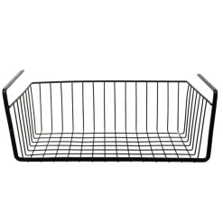 Leen Bakker HDF Hangmand voor kast - metaal - 40 x 26 x 14 cm - zwart
