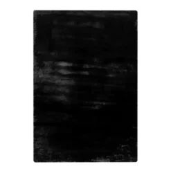 Muratap Heaven Fluffy Soft - Vloerkleed Hoogpolig - Effen Tapijt - Zwart - 160x230 CM