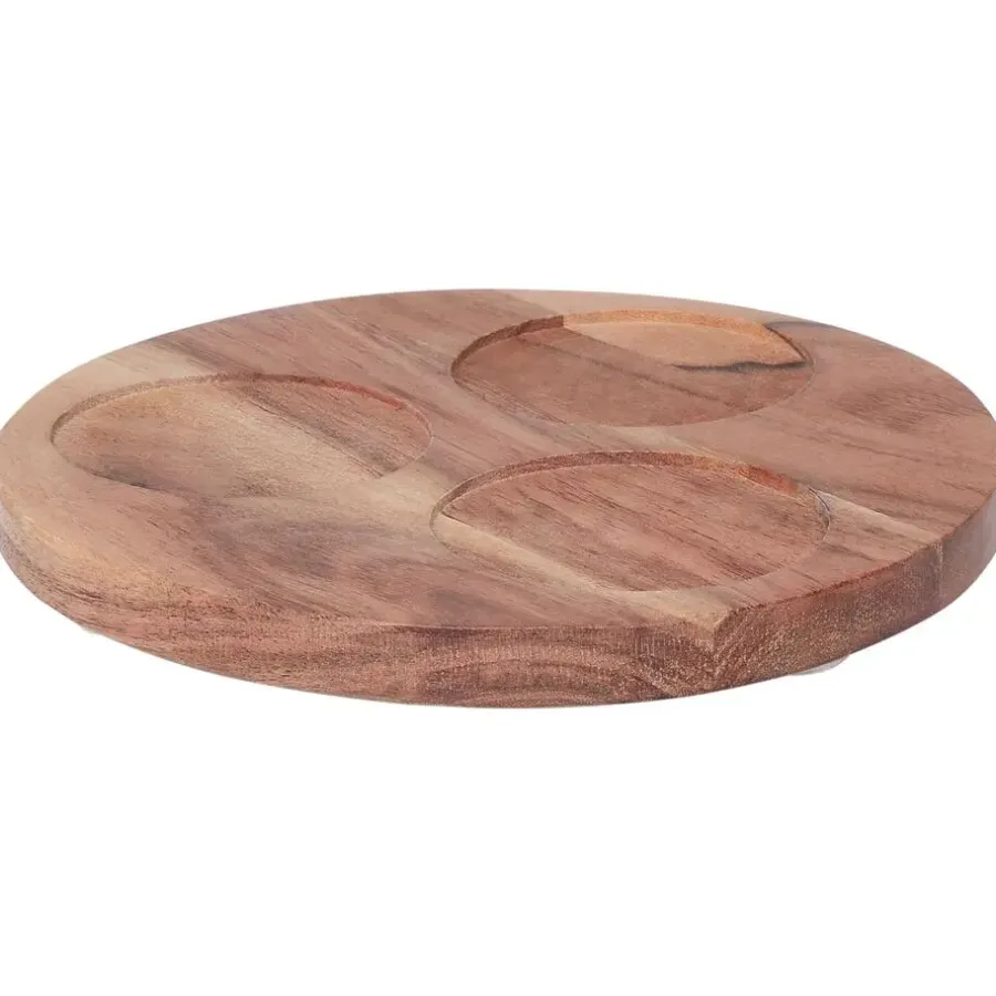 Beliani HERAKLION - Dienblad - Meerkleurig - Hout