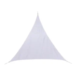 Hesperide Schaduwdoek Curacao - driehoekig - wit - 2 x 2 m