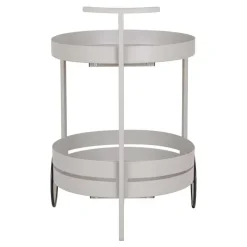 Trolleys-Hioshop Beja barwagen 2 planken grijs