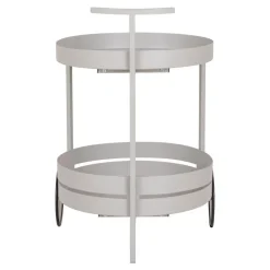 Trolleys-Hioshop Beja barwagen 2 planken grijs