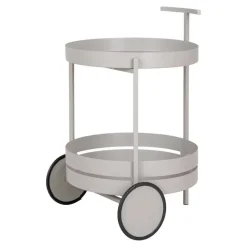 Trolleys-Hioshop Beja barwagen 2 planken grijs