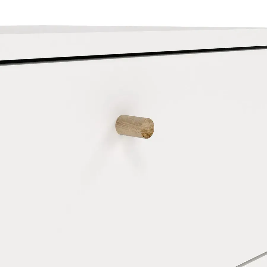 Ladekasten|Ladekasten-Hioshop Bodo kommode 5 lades wit