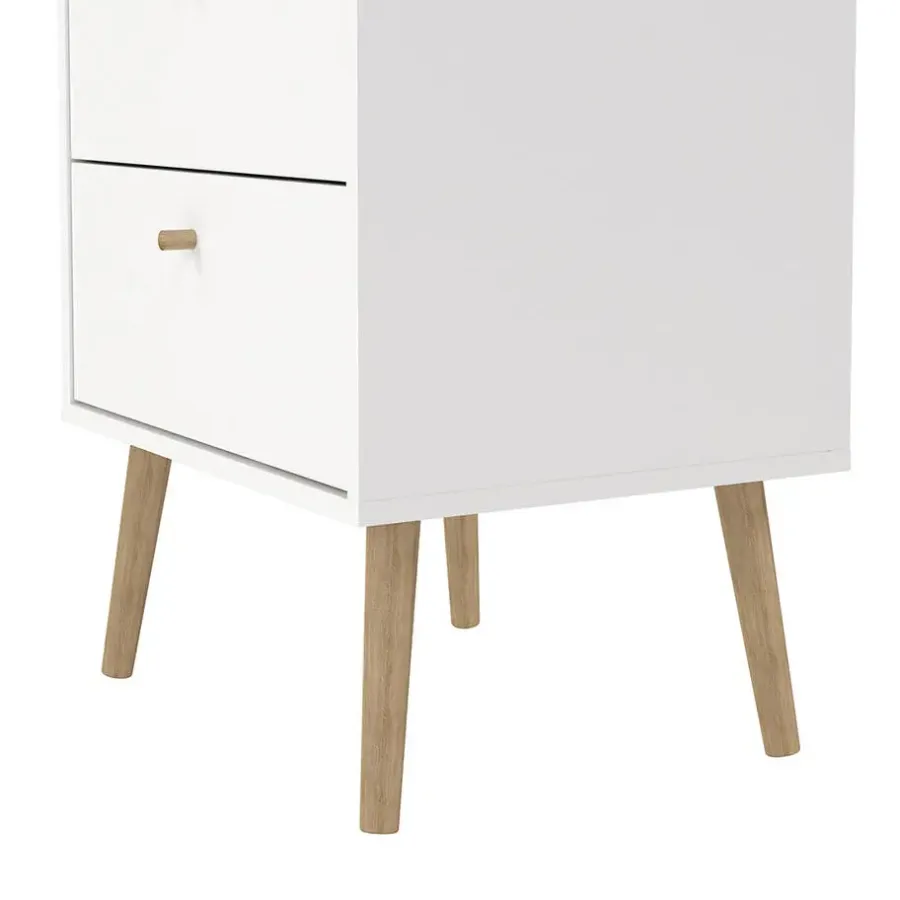 Ladekasten|Ladekasten-Hioshop Bodo kommode 5 lades wit