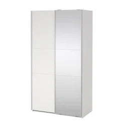 Hioshop Como schuifdeurkast 2 deuren 120x220cm wit