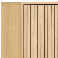 Schoenenkasten-Hioshop Dylan schoenenkast 3 lades natuur