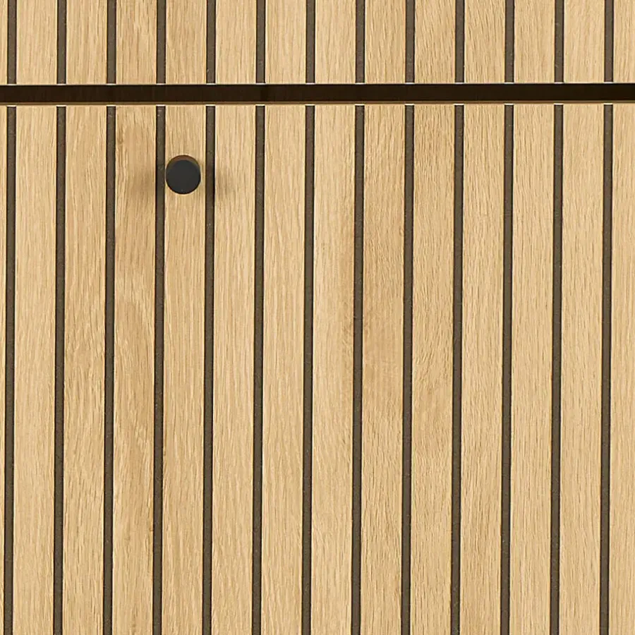 Schoenenkasten-Hioshop Dylan schoenenkast 3 lades natuur