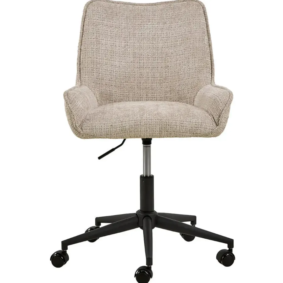 Bureaustoelen|Bureaustoelen-Merkloos Hioshop Eddie kantoorstoel beige