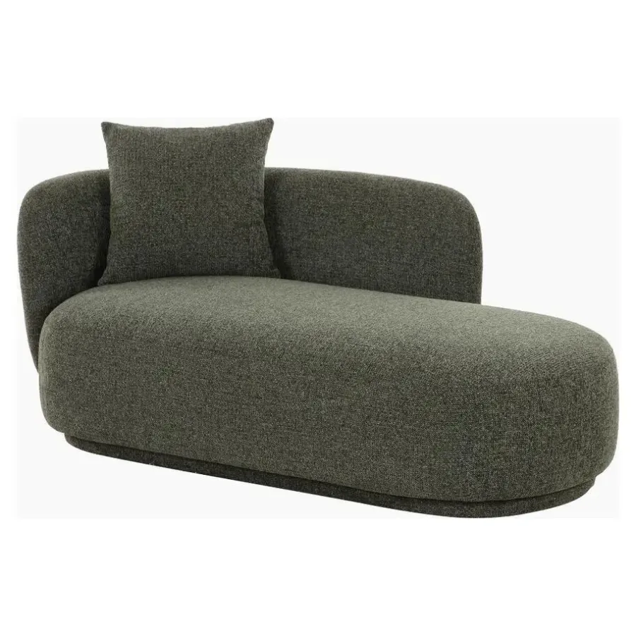 Merkloos Hioshop Elin daybed- chaise longue groen
