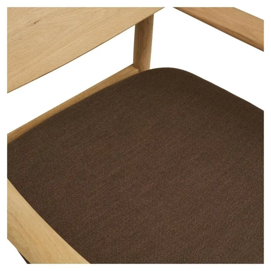 Merkloos Hioshop Gina fauteuil eik- bruin