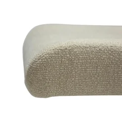 Bureaustoelen|Bureaustoelen-Merkloos Hioshop Glam Dan-Form kantoorstoel bouclé offwhite